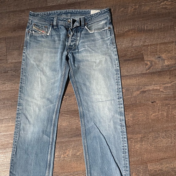 Diesel Light Wash Distressed Larkee Jeans